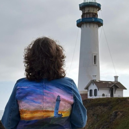 Lighthouse painting