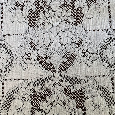 Vintage lace tablecloth
