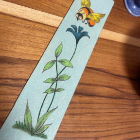 #handmade #bee #bookmark